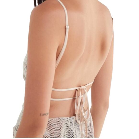 Urban Outfitters Snakeskin Mini Dress Medium 90s Y2K Baddie Animal Print Grunge - Picture 7 of 7